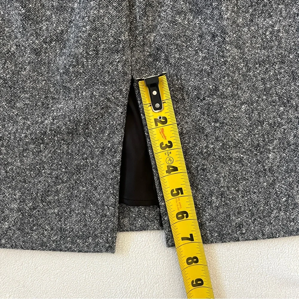 Express Design Studio Gray Tweed Sleeveless Scoop Neck Sheath Wool Dress EUC 4 - Picture 16 of 16